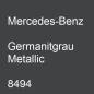 Preview: Mercedes-Benz, Germanitgrau Metallic, 8494.